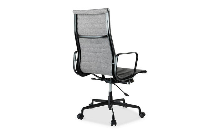 チャールズ&レイ・イームズ アルミナムグループ ハイバック エグゼクティブチェア フラットパッド Aluminum Group Executive Chair FlatPad PU ファブリック 3年保証付 inv-e001a-pu