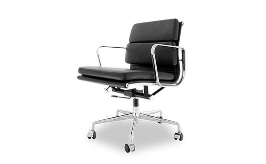 チャールズ&レイ・イームズ アルミナムグループ ローバック マネジメントチェア ソフトパッド Aluminum Group Management Chair SoftPad PU ファブリック 3年保証付 inv-e001b-1-pu