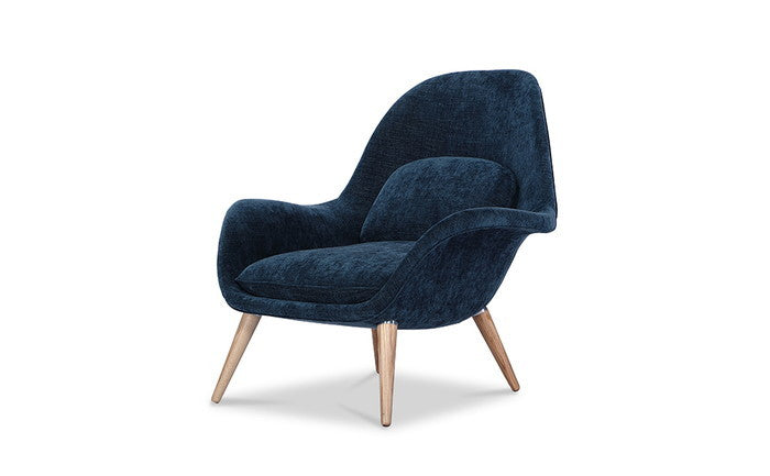 スウーン ラウンジチェア SWOON Lounge Chair ファブリックA 3年保証付 inv-h1142ba-fba