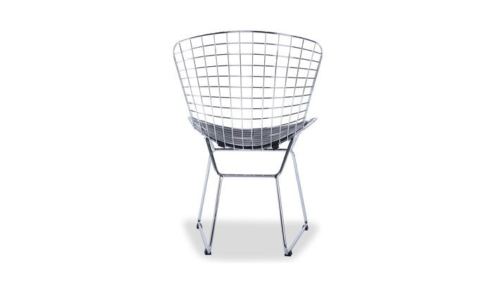 ハリー・ベルトイア ワイヤー サイドチェア WIRE Side Chair セミアニリンレザー 本革 3年保証付 デザイナーズ ジェネリック家具 リプロダクト inv-js-8811xaの画像