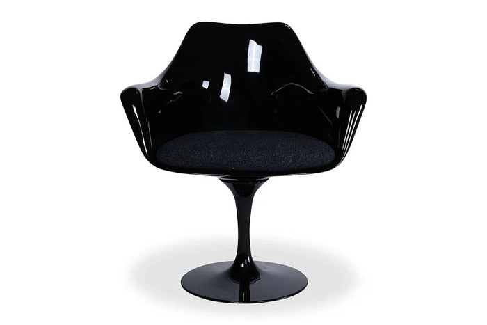 エーロ・サーリネン チューリップ アームチェア TULIP Arm Chair セミアニリンレザー 本革 3年保証付 デザイナーズ ジェネリック家具 リプロダクト inv-zc-8074saの画像