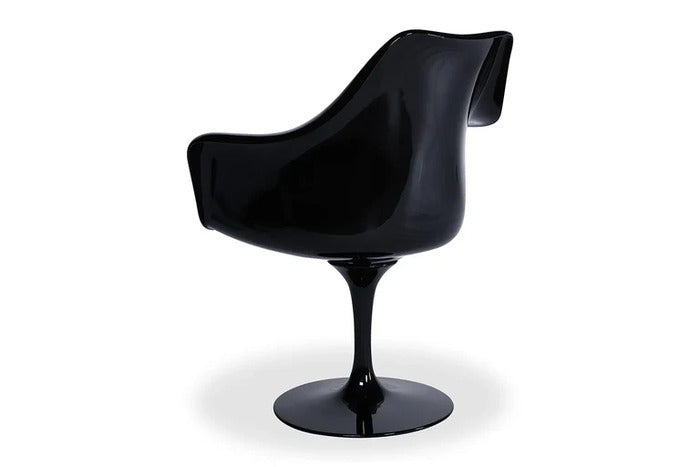 エーロ・サーリネン チューリップ アームチェア TULIP Arm Chair セミアニリンレザー 本革 3年保証付 デザイナーズ ジェネリック家具 リプロダクト inv-zc-8074saの画像