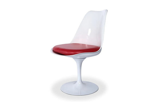 エーロ・サーリネン チューリップ サイドチェア TULIP Side Chair セミアニリンレザー 本革 3年保証付 inv-zc-fg11