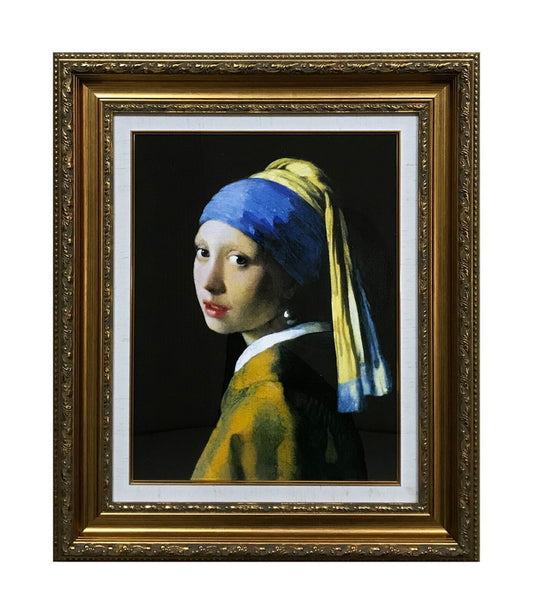 ヨハネス・フェルメール Johannes Vermeer 真珠の耳飾りの少女 KE-1001  複製名画 F6号 kar-10092440s1