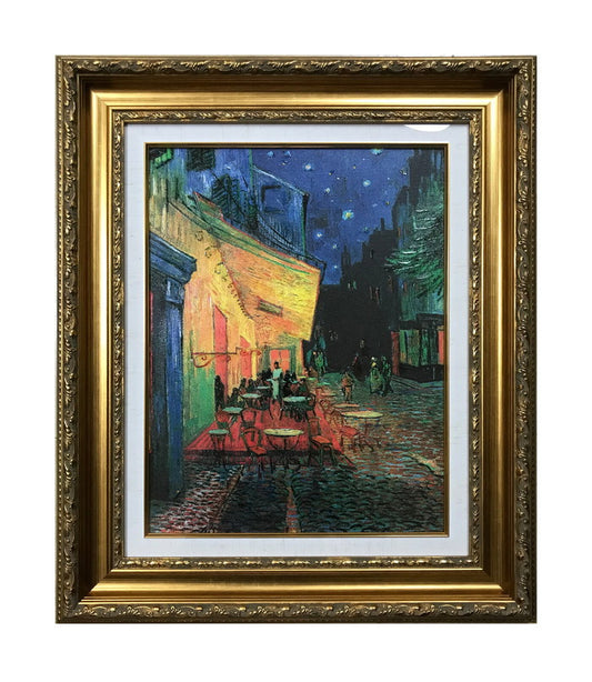 フィンセント・ファン・ゴッホ Vincent van Gogh 夜のカフェテラス KE-1003  複製名画 F6号 kar-10092444s1