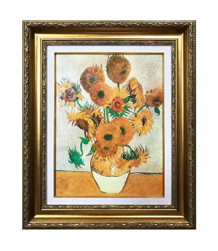 フィンセント・ファン・ゴッホ Vincent van Gogh ひまわり KE-1004 複製名画 F6号 店舗 カフェ ラウンジ ロビー ホテル 法人 kar-10092446s1の画像