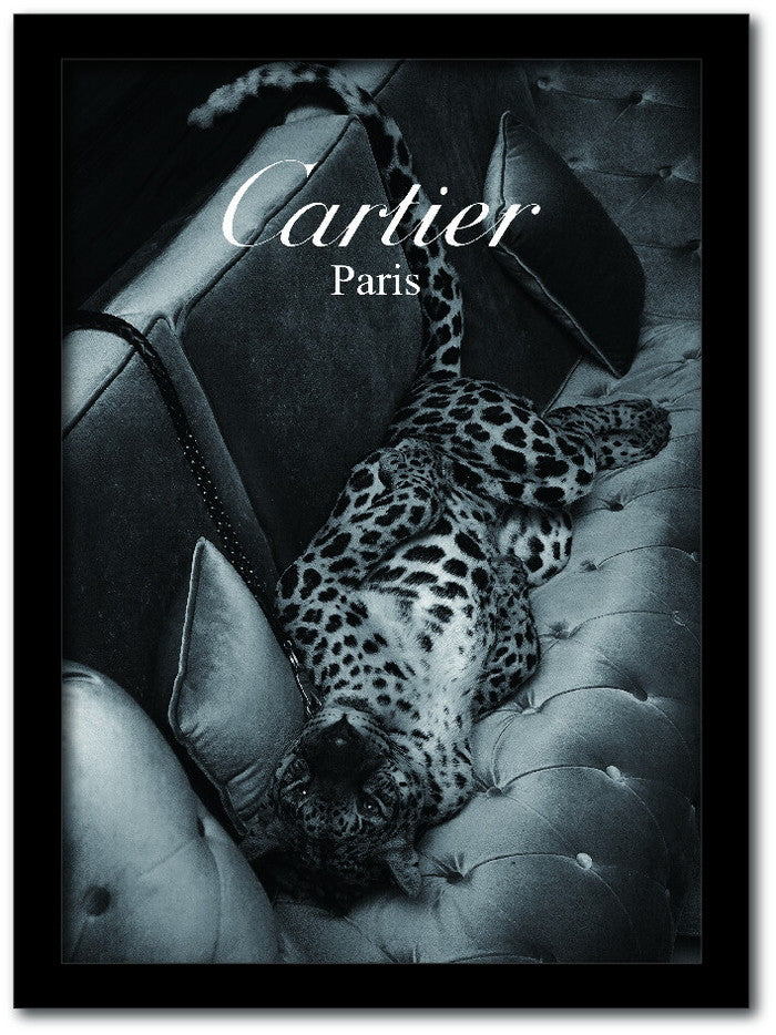 カルティエ CARTIER Fashion Photography series2 FS-2012BK-A3 フレームカラー：ブラック サイズ：A3 店舗 カフェ ラウンジ ロビー ホテル 法人 kar-10130565s5の画像