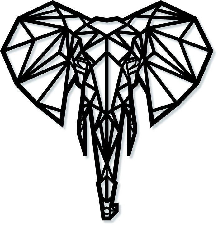 GEO-ARTシリーズ Elephant ゾウ GA-1003 サイズ 約W285×H295×D4mm 重量 約100g 店舗 カフェ ラウンジ ロビー ホテル 法人 kar-11673532s1の画像