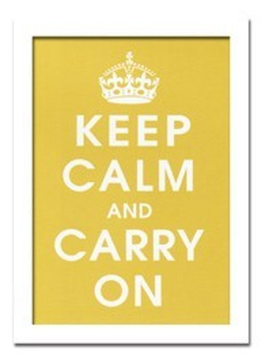 インテリアアート Vintage Reproduction Keep Calm mustard ヒモ付 AN-10608 kar-3097121s1