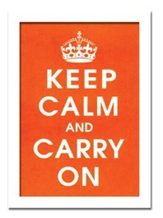 インテリアアート Vintage Reproduction Keep Calm orange ヒモ付 AN-10609 kar-3097122s1