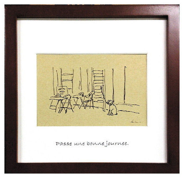 200角ミニアート 杉山振一朗 ブラウン SS-1013 店舗 カフェ ラウンジ ロビー ホテル 法人 kar-4020021s13の画像