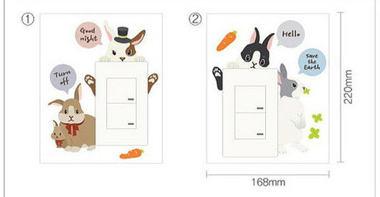 Switch Stickers スイッチステッカー Happy Baby Bunny OSH-9001 kar-4045998s1