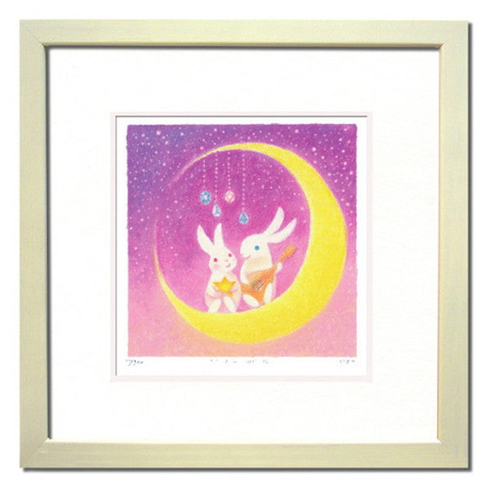 インテリアアート Ryo きらめく夜空で ジグレー版画 ヒモ付 RY-1027 店舗 カフェ ラウンジ ロビー ホテル 法人 kar-4534169s1の画像