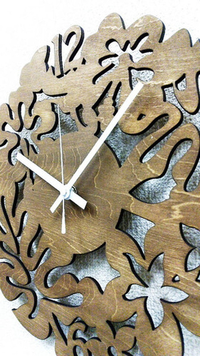 シルエットクロック Silhouette Clock2 Asian Asian Brown 保証付 sk-2005 kar-4650416s1