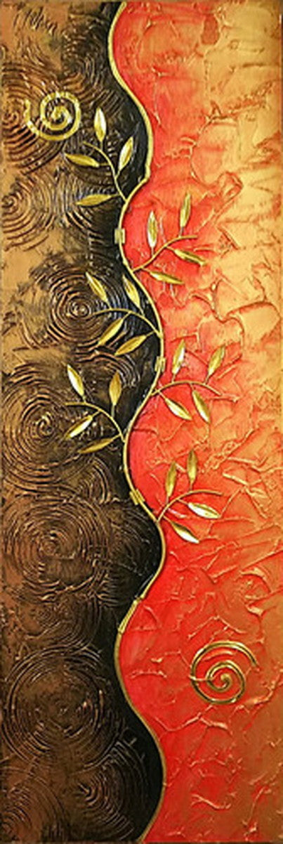 バリ アーティスト 手描き インテリア アート 3D ABSTRACT ART E ヒモ付 BA-1005 店舗 カフェ ラウンジ ロビー ホテル 法人 kar-5621045s1の画像