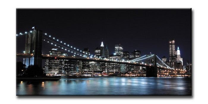 CANVAS ART キャンバスアート BrooklynBridge ブルックリンブリッジ Lサイズ W1000×H500×D40mm US-6001 kar-6248409s1