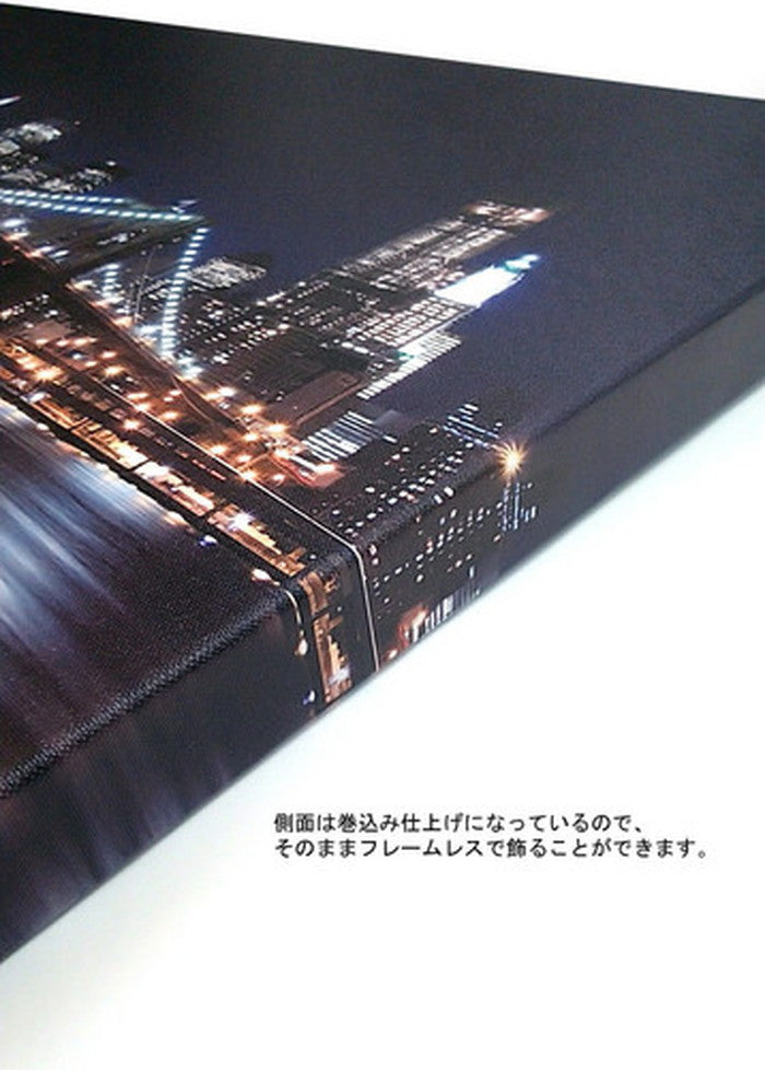 CANVAS ART キャンバスアート BrooklynBridge ブルックリンブリッジ Lサイズ W1000×H500×D40mm US-6001 kar-6248409s1