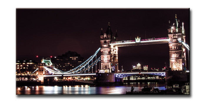 CANVAS ART キャンバスアート London Tower Bridge ロンドン タワーブリッジ Lサイズ W1000×H500×D40mm US-6004 kar-6248588s1