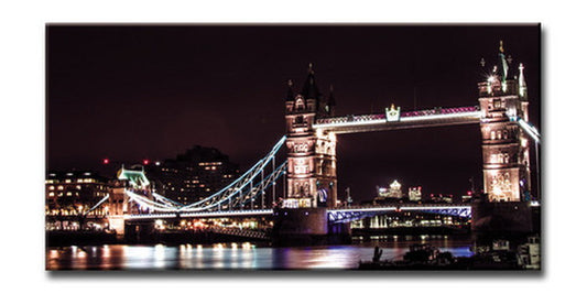 CANVAS ART キャンバスアート London Tower Bridge ロンドン タワーブリッジ Mサイズ W600×H300×D20mm US-5004 kar-6248588s2