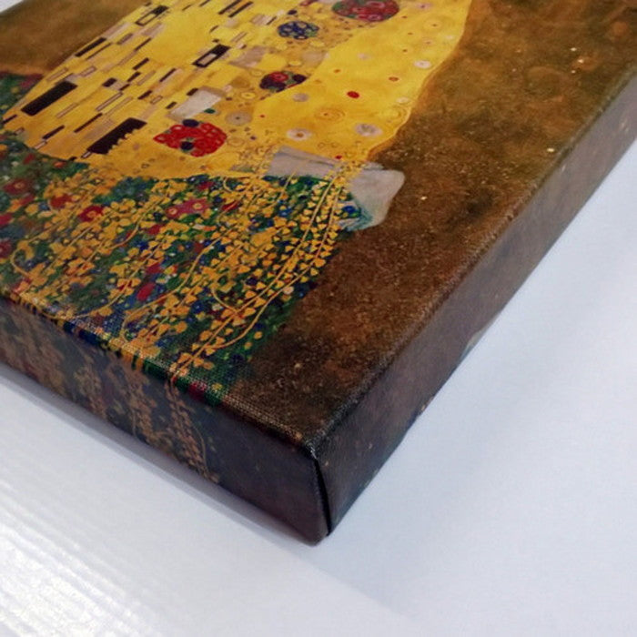 名画キャンバスアート Gustav Klimt グスタフ・クリムト 接吻 CM-1001 店舗 カフェ ラウンジ ロビー ホテル 法人 kar-6622589s1の画像