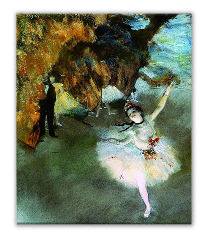名画キャンバスアート エドガー・ドガ Edgar Degas 舞台の踊り子 CM-1006 店舗 カフェ ラウンジ ロビー ホテル 法人 kar-6622601s1の画像