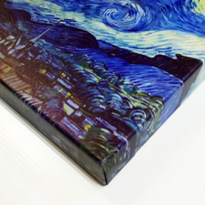 名画キャンバスアート フィンセント・ファン・ゴッホ Vincent van Gogh 星月夜 CM-1009 店舗 カフェ ラウンジ ロビー ホテル 法人 kar-6622607s1の画像