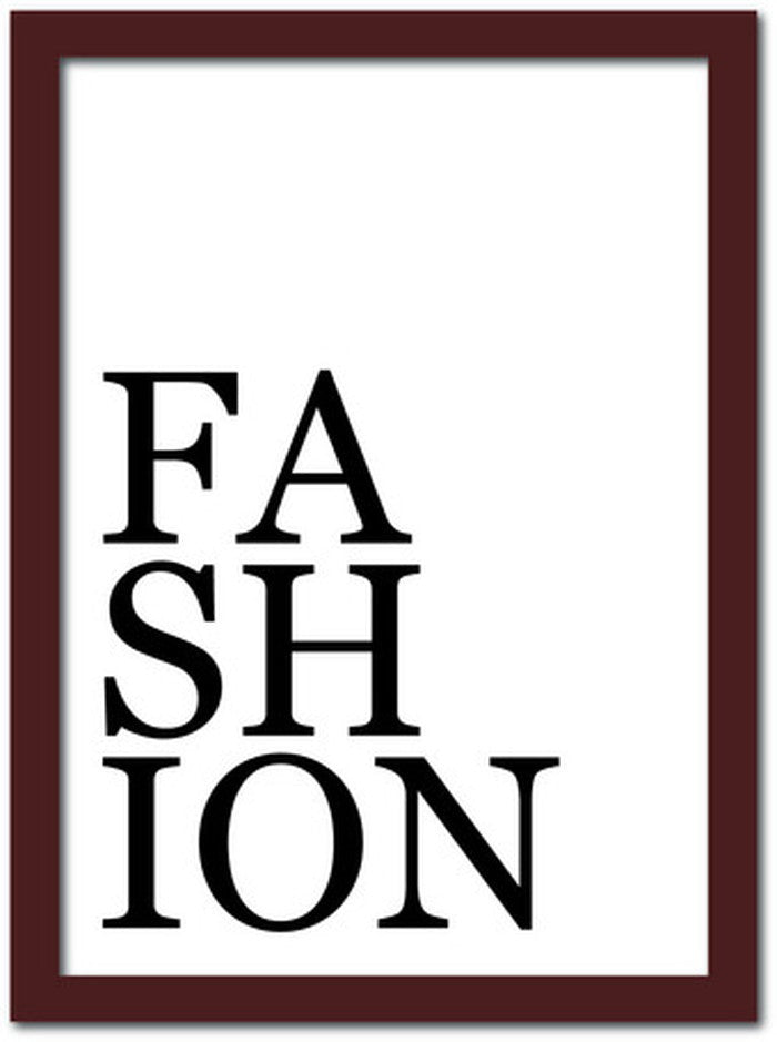 タイポグラフィー アート Typography8 TP-2008BR-A3 フレームカラー ブラウン サイズ A3 店舗 カフェ ラウンジ ロビー ホテル 法人 kar-7423151S8の画像