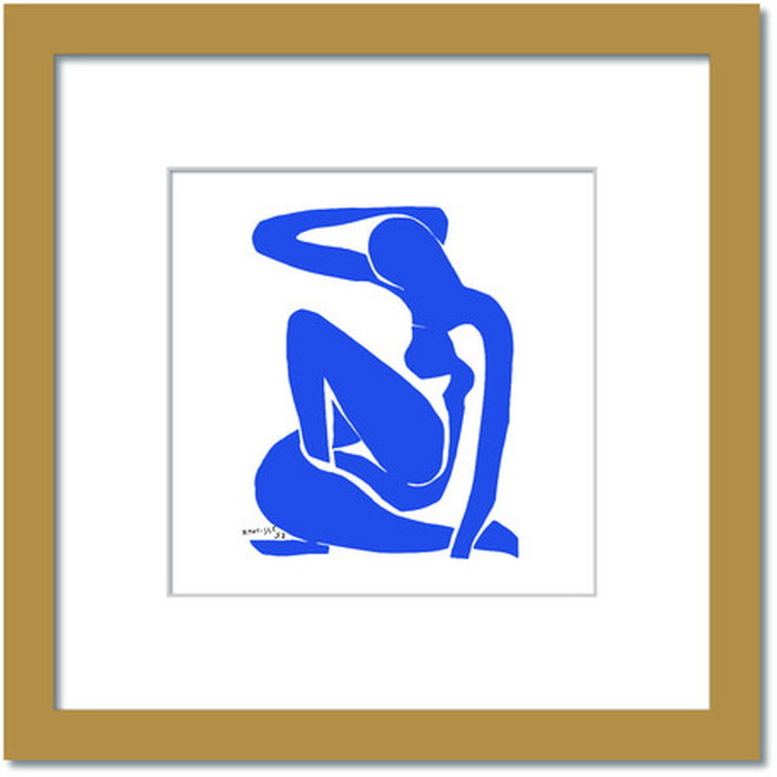 アンリ・マティス Henri Matisse Nu bleuI Blue Nude1 HM-1003NA Sサイズフレームカラー ナチュラル kar-7484887S4