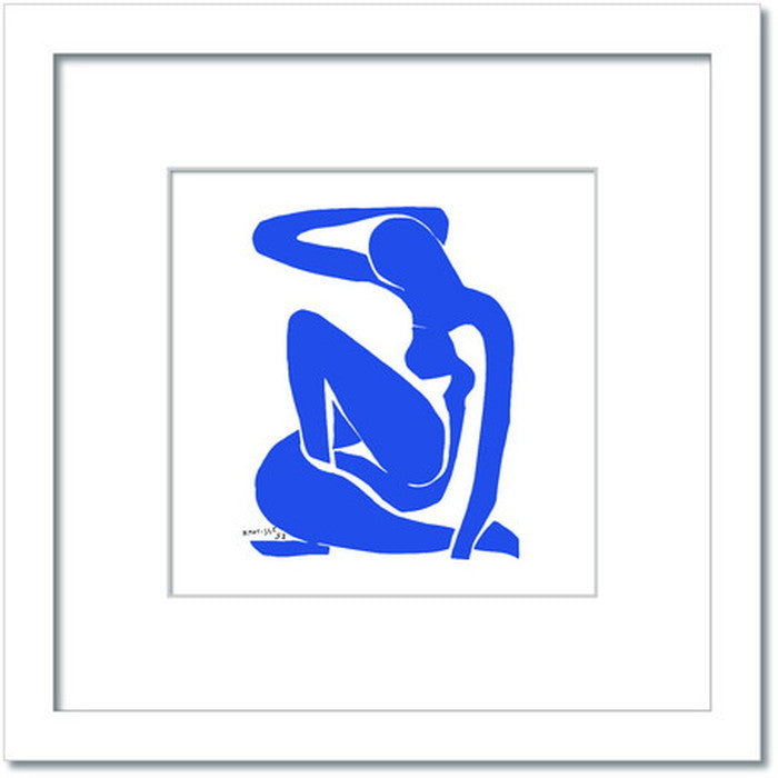 アンリ・マティス Henri Matisse Nu bleuI Blue Nude1 HM-2003WH Mサイズフレームカラー ホワイト kar-7484887S6