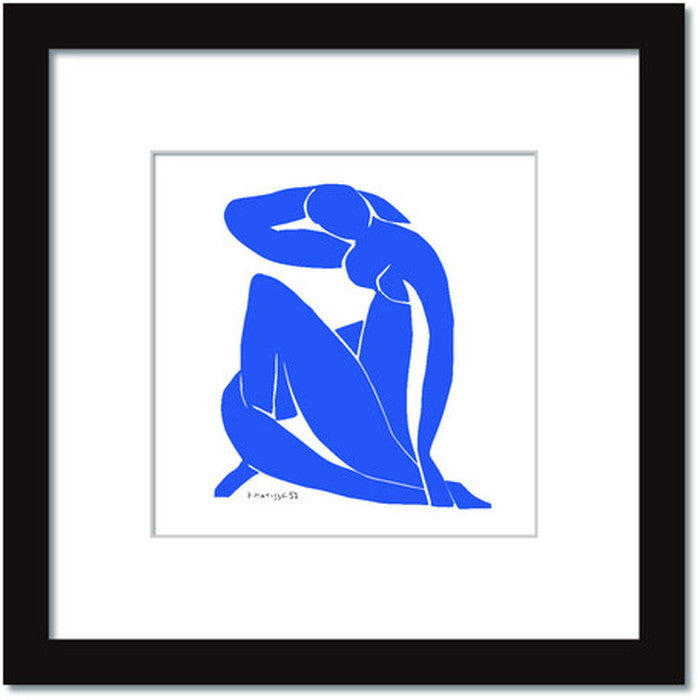 アンリ・マティス Henri Matisse Nu bleuII Blue Nude2 HM-1004BK Sサイズフレームカラー ブラック kar-7484899S1