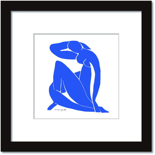 アンリ・マティス Henri Matisse Nu bleuII Blue Nude2 HM-1004BK Sサイズフレームカラー ブラック kar-7484899S1