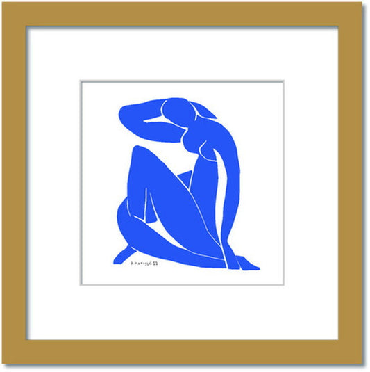 アンリ・マティス Henri Matisse Nu bleuII Blue Nude2 HM-3004NA Lサイズフレームカラー ナチュラル kar-7484899S12