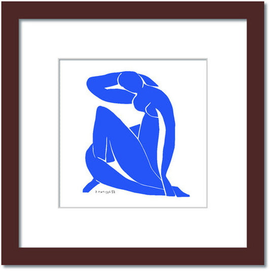 アンリ・マティス Henri Matisse Nu bleuII Blue Nude2 HM-1004BR Sサイズフレームカラー ブラウン kar-7484899S3