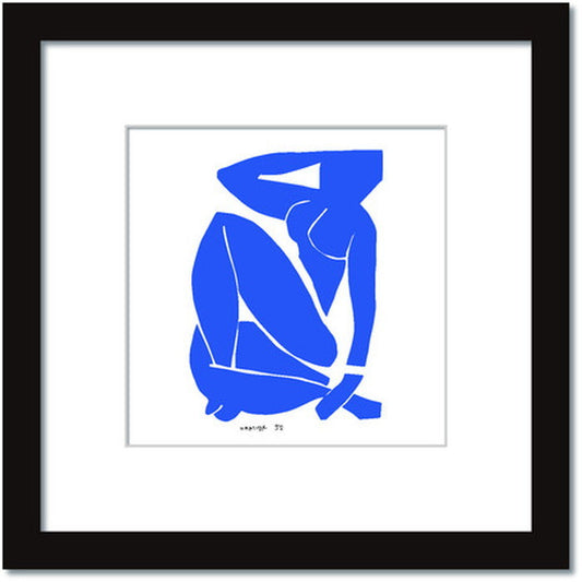 アンリ・マティス Henri Matisse Nu bleuIII Blue Nude3 HM-1005BK Sサイズフレームカラー ブラック kar-7484905S1