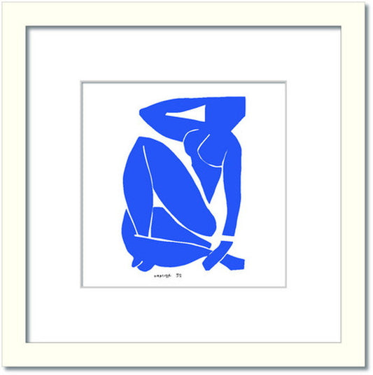 アンリ・マティス Henri Matisse Nu bleuIII Blue Nude3 HM-2005WH Mサイズフレームカラー ホワイト kar-7484905S6