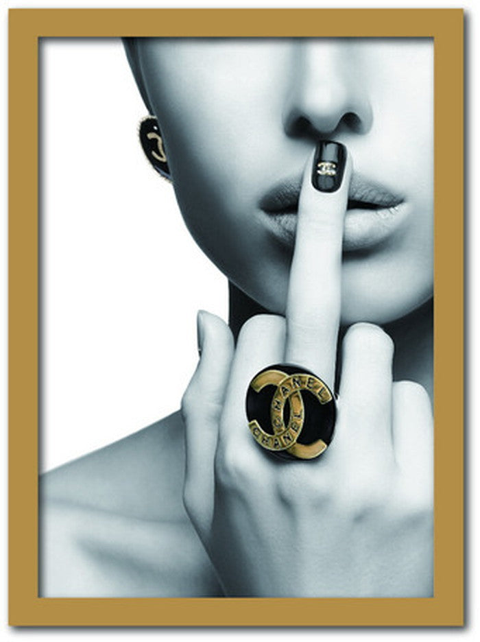 シャネル CHANEL Fashion Photography series FS-1002NA-A4 フレームカラー ナチュラル サイズ A4 店舗 カフェ ラウンジ ロビー ホテル 法人 kar-7486250S4の画像