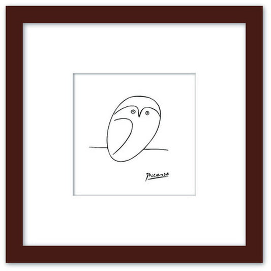 パブロ・ピカソ Pablo Picasso PS-1011BR-S フレームカラー ブラウン Sサイズ 店舗 カフェ ラウンジ ロビー ホテル 法人 kar-7486312S2の画像