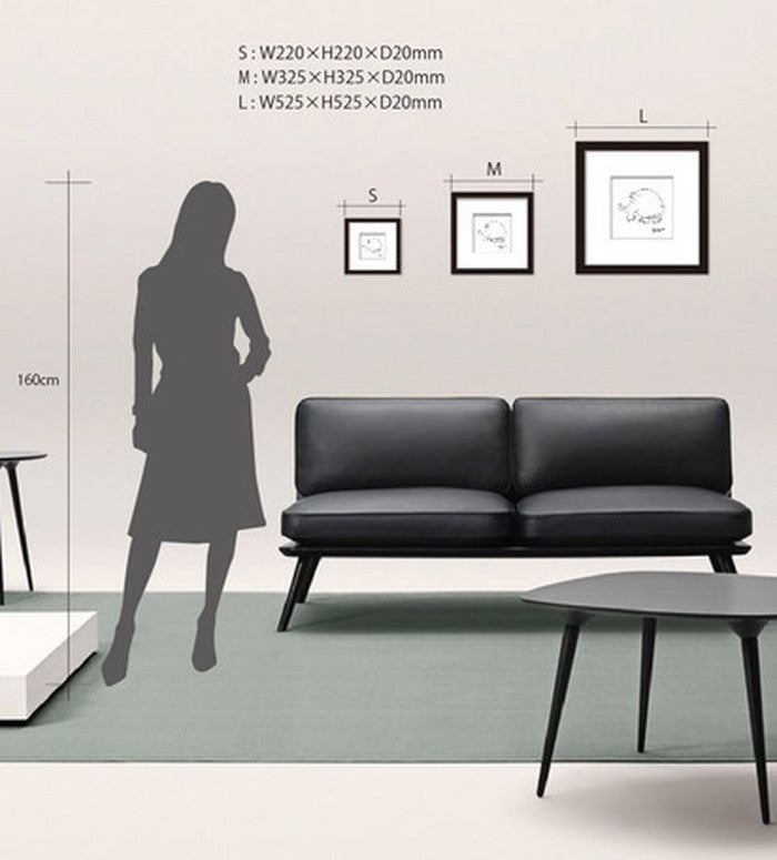 パブロ・ピカソ Pablo Picasso PS-1011BK-S フレームカラー ブラック Sサイズ 店舗 カフェ ラウンジ ロビー ホテル 法人 kar-7486312S4の画像