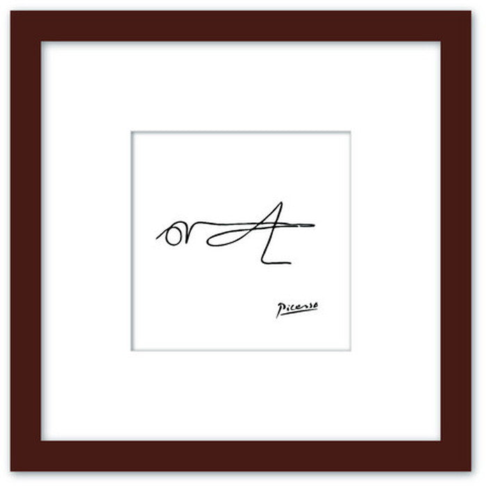 パブロ・ピカソ Pablo Picasso PS-3009BR-L フレームカラー ブラウン Lサイズ 店舗 カフェ ラウンジ ロビー ホテル 法人 kar-7486315S10の画像