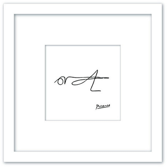 パブロ・ピカソ Pablo Picasso PS-2009WH-M フレームカラー ホワイト Mサイズ 店舗 カフェ ラウンジ ロビー ホテル 法人 kar-7486315S7の画像