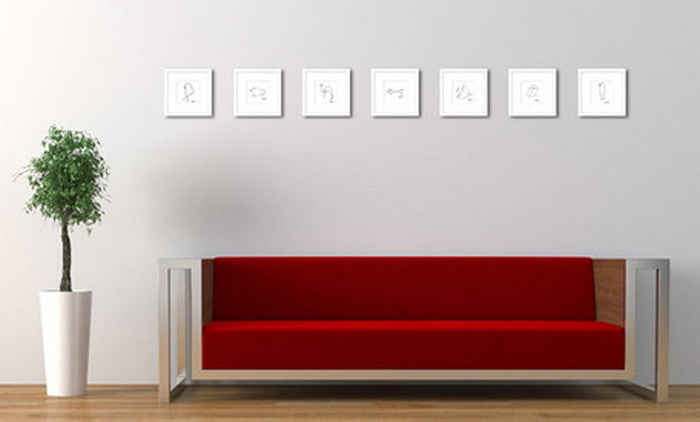 パブロ・ピカソ Pablo Picasso PS-3009NA-L フレームカラー ナチュラル Lサイズ 店舗 カフェ ラウンジ ロビー ホテル 法人 kar-7486315S9の画像