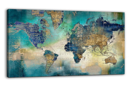 バーニッシュ ウォール アート BURNISH WALL ART WORLD MAP BWA-016 kar-7859505s1