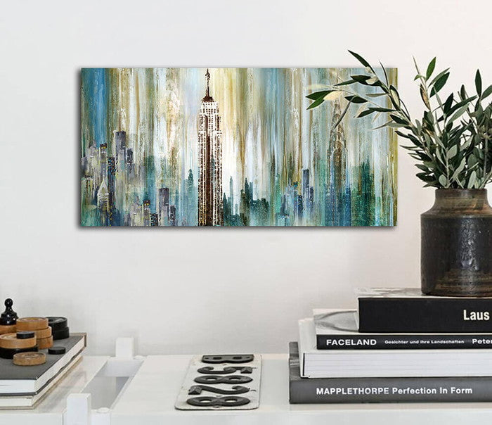 バーニッシュ ウォール アート BURNISH WALL ART Empire State Building BWA-019 kar-7859640s1