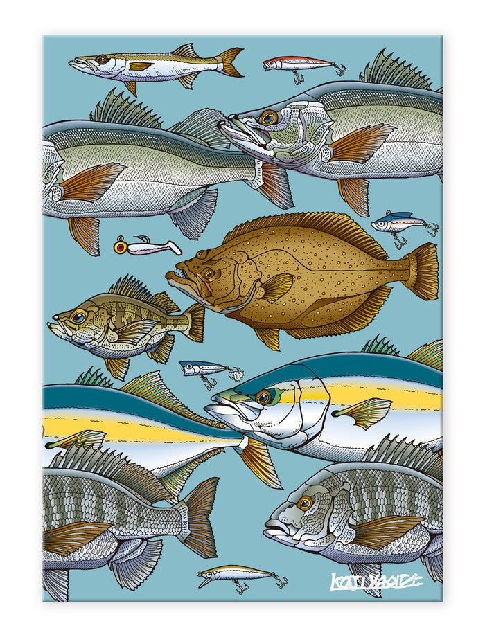 八百板浩司 魚 SW Fish CY-2005 直筆サイン入り キャンバスアート 店舗 カフェ ラウンジ ロビー ホテル 法人 kar-9118805s1の画像