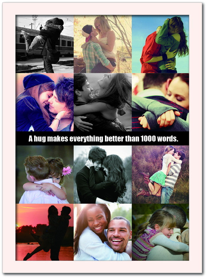 Good Time Hug GT-2003WH フレームカラー：ホワイト サイズ：A3 店舗 カフェ ラウンジ ロビー ホテル 法人 kar-9926474s8の画像