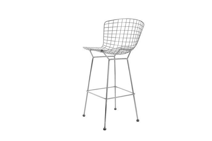 ベルトイア カウンタースツール クロームメッキ ブラック ホワイト W54xD56xH104 sh70 e-comfort デザイナーズ ジェネリック家具 リプロダクト  kwg-bs7193aの画像