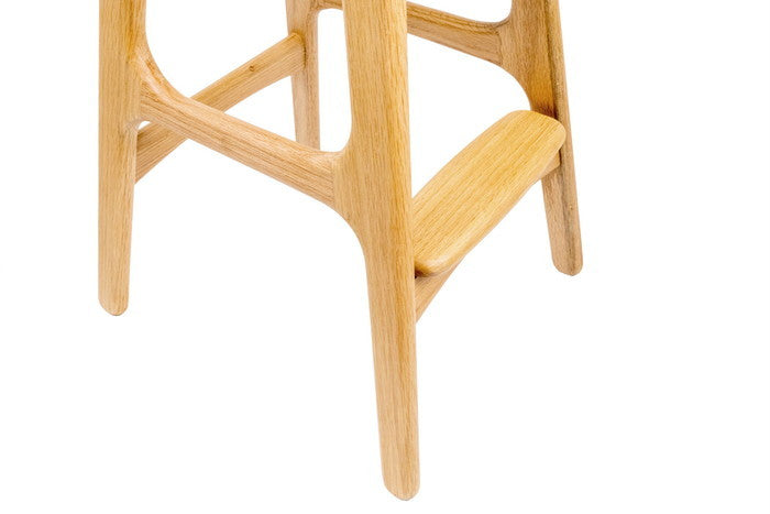 【即納】7279 カウンタースツール 本革 レザー レッドオーク ブラック W40xD46xH74 sh65 e-comfort デザイナーズ ジェネリック家具 リプロダクト  kwg-bs7279a6t0aの画像