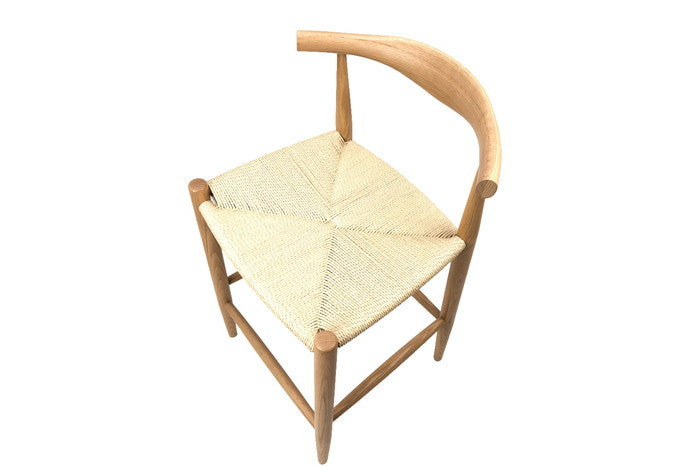 【即納】9193 カウンタースツール レッドオーク ペーパーコードナチュラル W53xD51xH93 sh65 AH91 e-comfort デザイナーズ ジェネリック家具 リプロダクト  kwg-bs9193a6t8aの画像