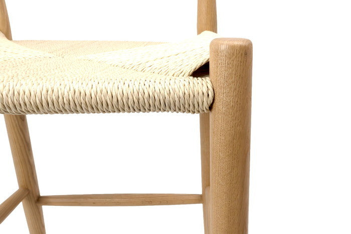 【即納】9193 カウンタースツール レッドオーク ペーパーコードナチュラル W53xD51xH93 sh65 AH91 e-comfort デザイナーズ ジェネリック家具 リプロダクト  kwg-bs9193a6t8aの画像