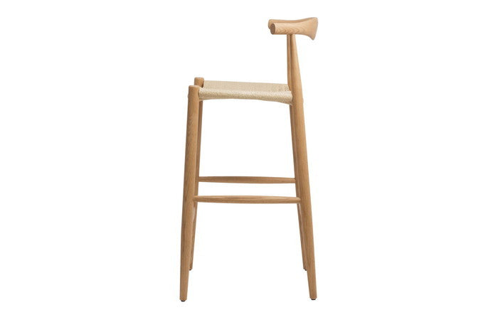 【即納】9193 バースツール レッドオーク ブラウン ブラック ペーパーコードナチュラル W55xD52xH103 sh75 AH102 e-comfort デザイナーズ ジェネリック家具 リプロダクト  kwg-bs9193b6t8aの画像